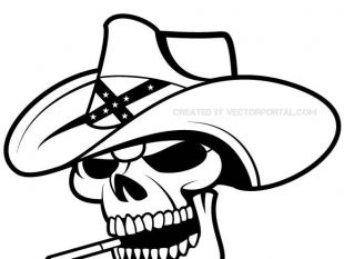 310x233 Cowboy Skull Vector Graphics Free Vectors Ui Download
