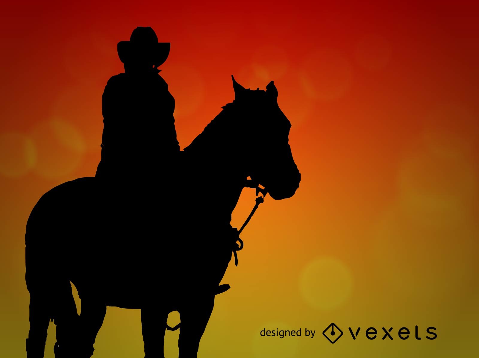 1600x1196 Cowboy Vector