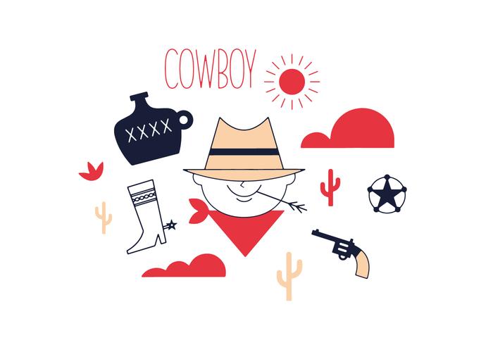700x490 Cowboy Free Vector Art