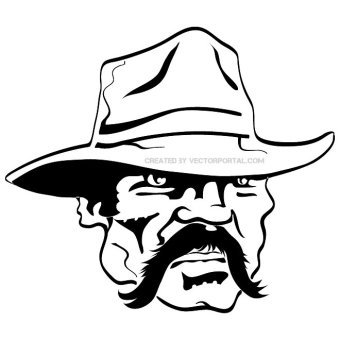 Cowboy Vector Art at GetDrawings | Free download