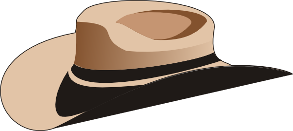 600x269 Cowboy Hat Clip Art