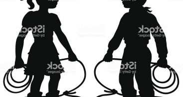 367x195 Cowboy And Cowgirl Silhouette Patterns Vector Free Vector Art