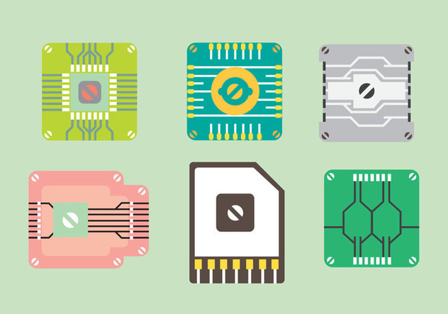 632x443 Free Cpu Vector Icon