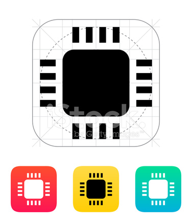 376x439 Mini Cpu Vector Stock Vector