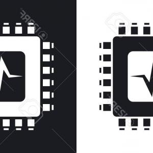300x300 Photostock Vector Vector Cpu Or Processor Test Icon Two Tone