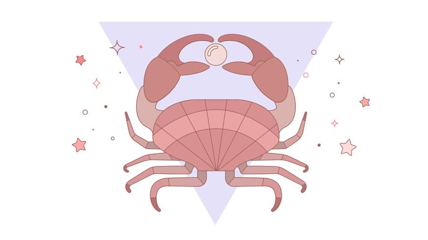 871x490 Crab Vector