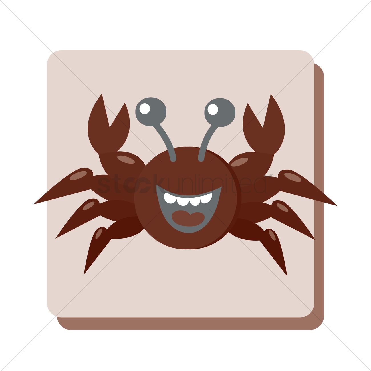 1300x1300 Free A Crab Vector Image