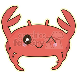 300x300 Royalty Free Crab Vector Clip Art Image 393779 Vector Clip Art
