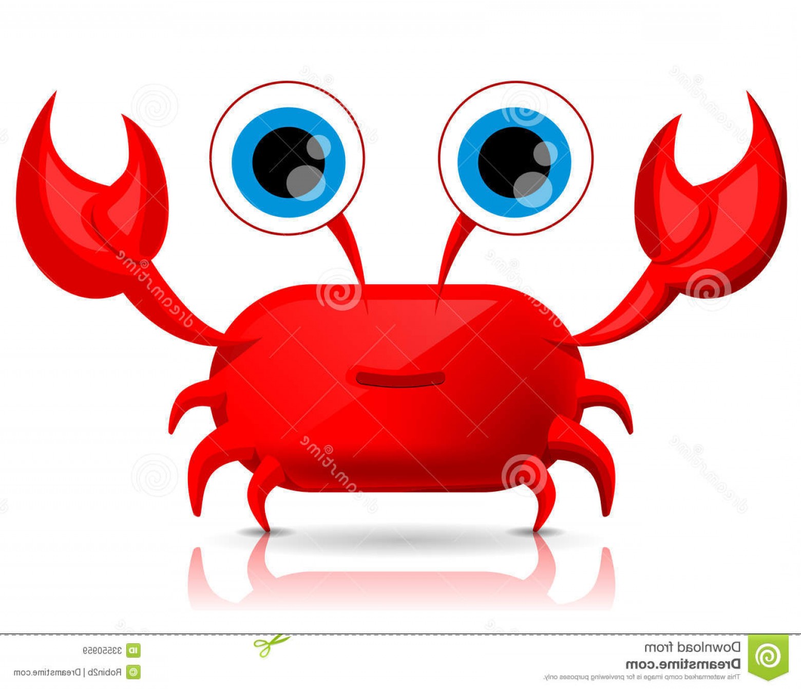 1560x1341 Royalty Free Stock Images Cute Cartoon Crab Vector Illustration