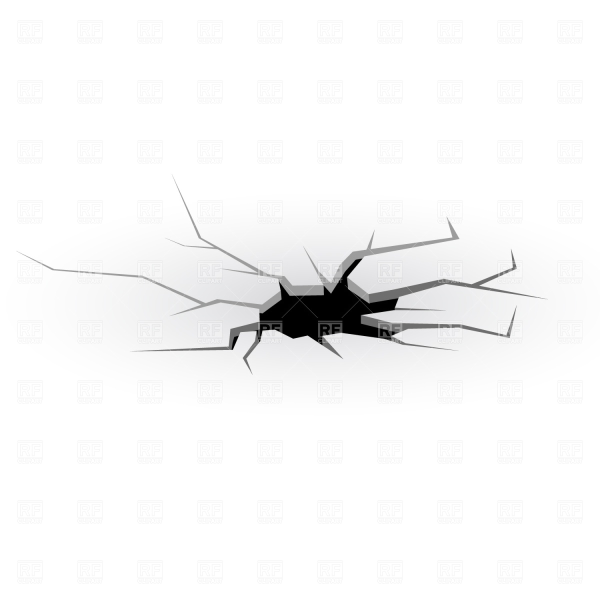 1200x1200 Cracks And Breaks Vector Image Vector Artwork Of Backgrounds
