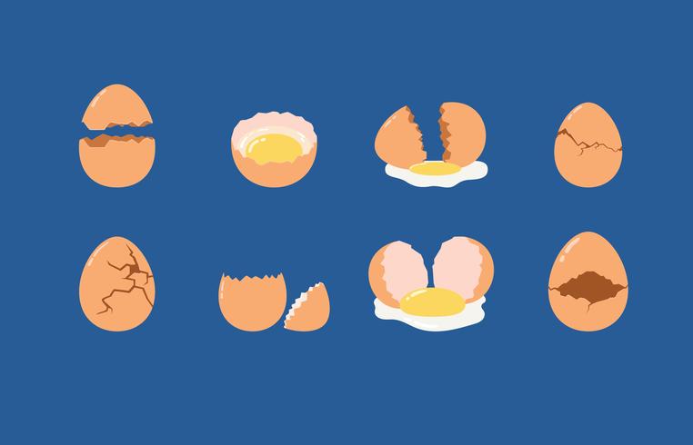 762x490 Cracked And Broken Egg Vector Elements
