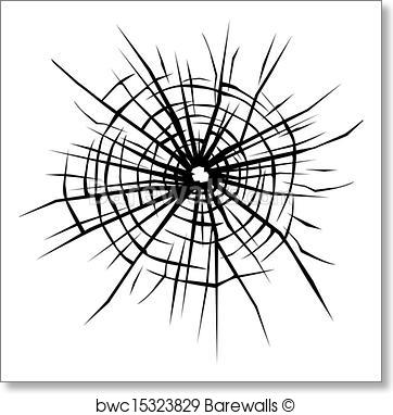 362x382 Art Print Of Broken Glass Background Barewalls Posters Amp Prints
