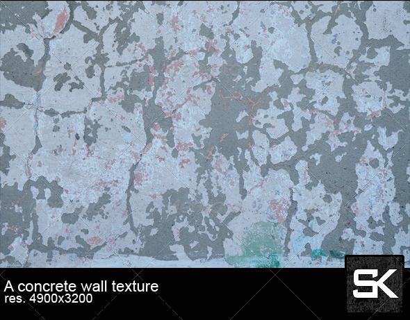 590x461 Old Paint On A Concrete Wall Background, Broken, N1