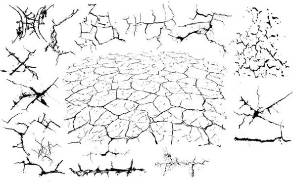 592x368 Crack Texture Vector Free Vector Download (7,310 Free Vector) For