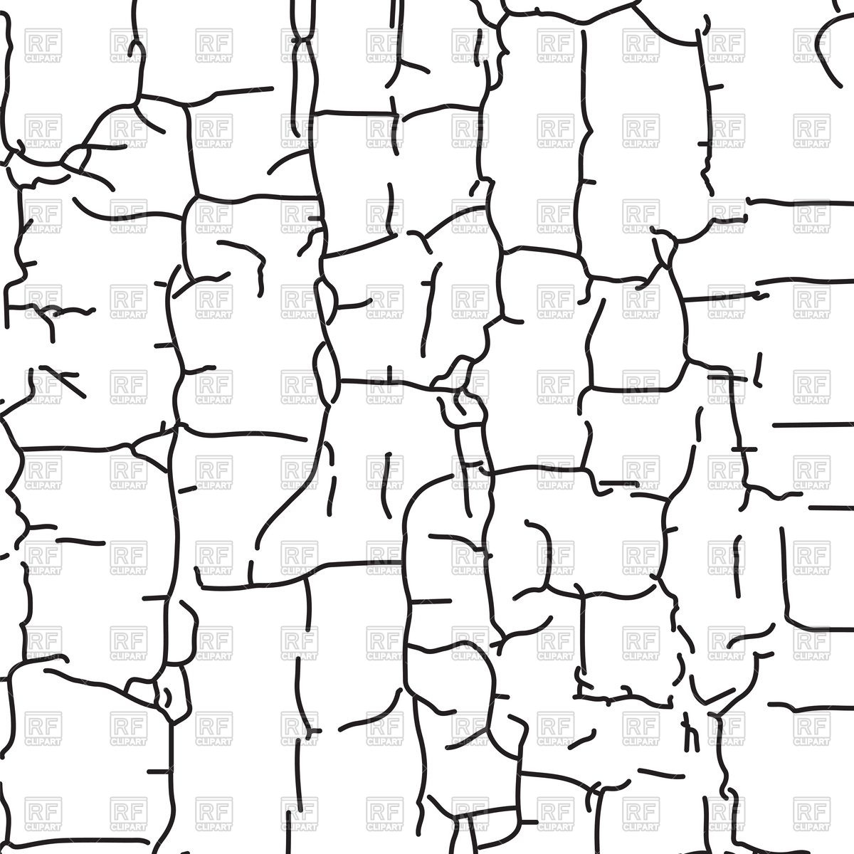 1200x1200 Cracked Texture On White Background Vector Image Vector Artwork