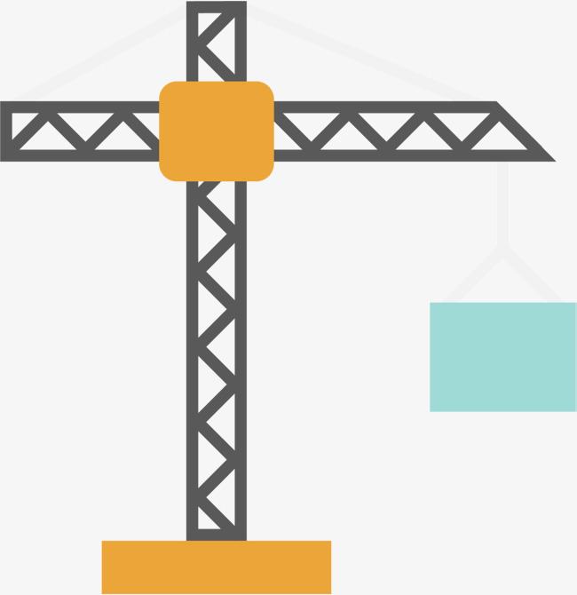 650x670 Real Estate Construction Crane Vector Material, Construction