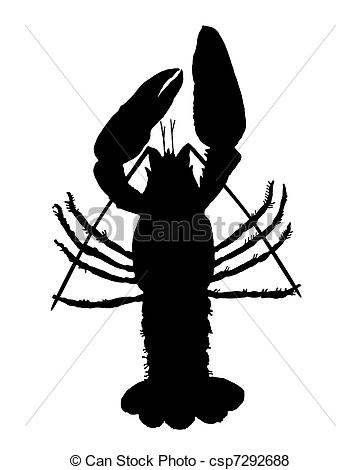 360x470 Crawfish Silhouette.