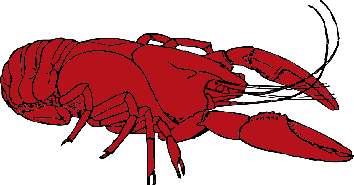 1200x630 Collection Of Free Crawfish Vector Outline. Download On Ubisafe