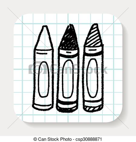 450x470 Doodle Crayon Vectors Illustration