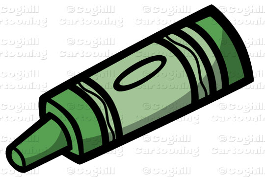 540x362 Crayon Stock Illustration Cartoon Clipart