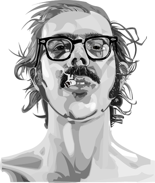 500x590 Illustrations With Crazy Wild Vector Hair