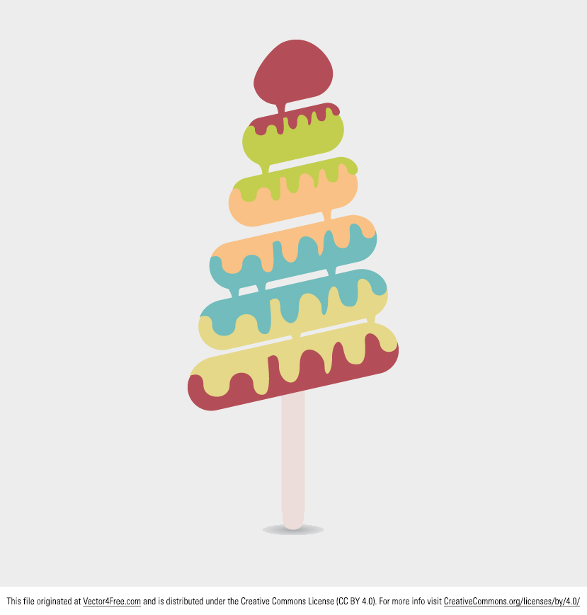 829x869 Free Melting Ice Cream Vector
