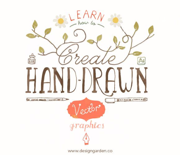 580x500 Learn How To Create Hand Drawn Vector Graphics, Online Class
