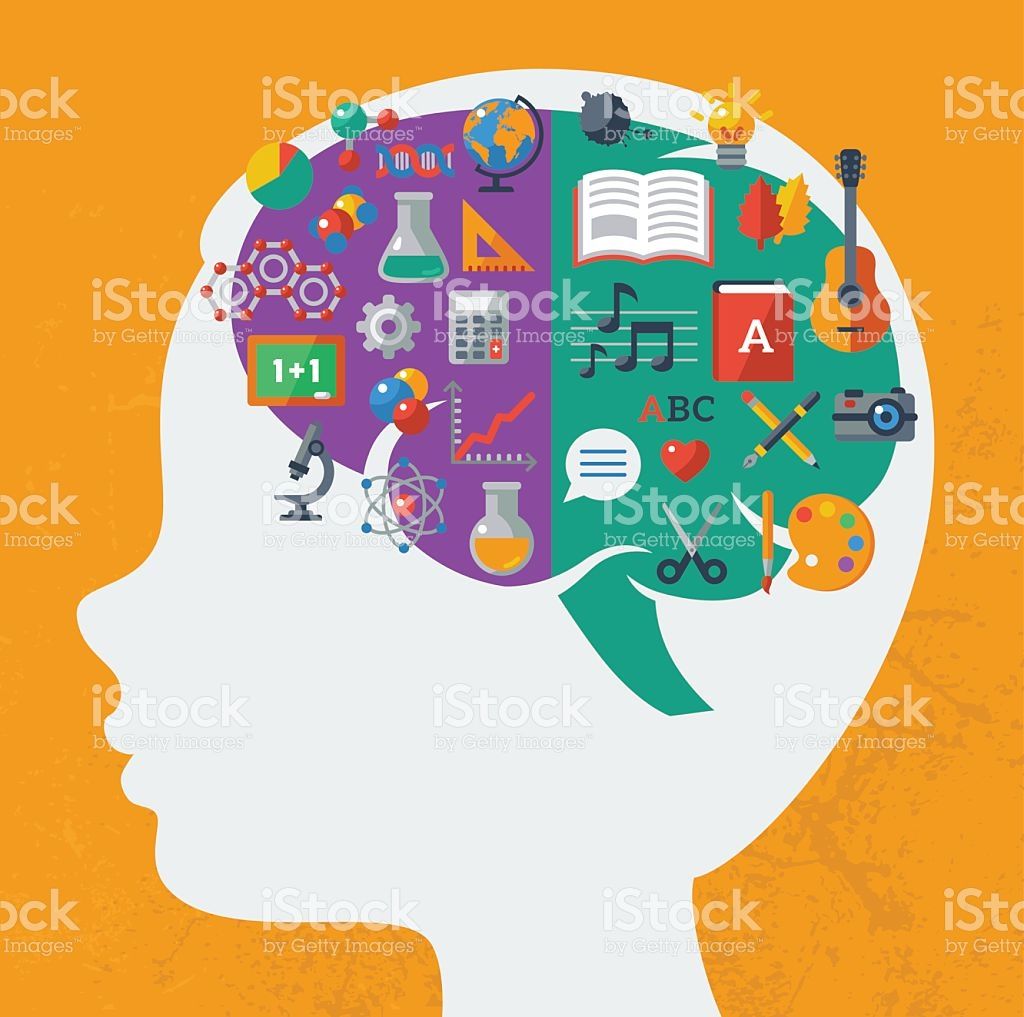 1024x1017 Creative Brain Idea. Royalty Free Stock Vector Art Art Amp Science