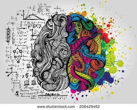 450x361 Creative Concept Of The Human Brain, Vector Illustration