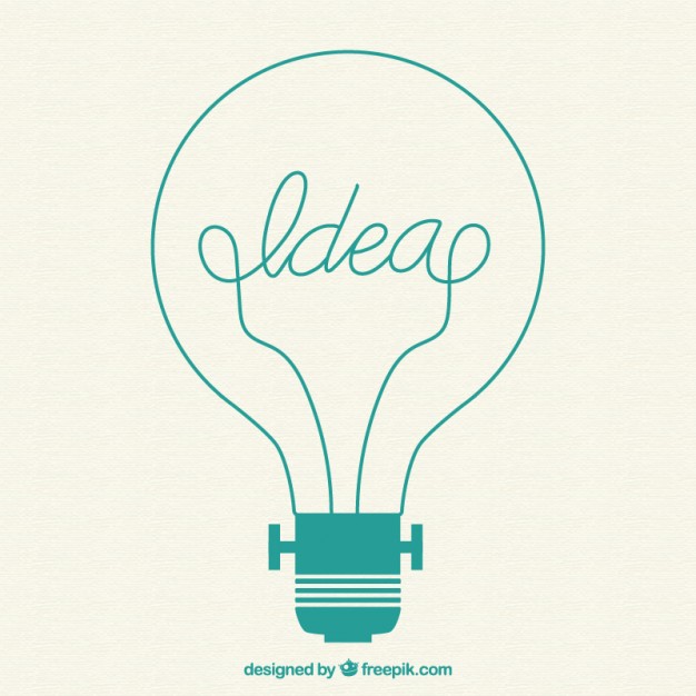 626x626 Creative Light Bulb Vector Free Download