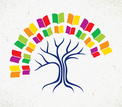 421x368 Tree With Book Creative Vector Png Images, Backgrounds And Vectors