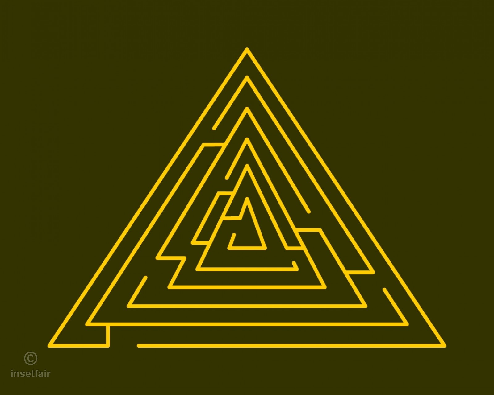 1600x1281 Triangle Maze Creative Vector Image