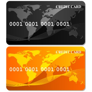 300x300 Gold Credit Card Vector