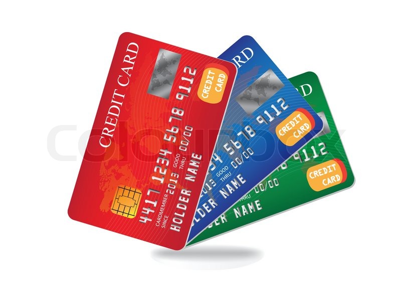 800x566 Credit Card And Debit Card Vector Images Stock Vector Colourbox
