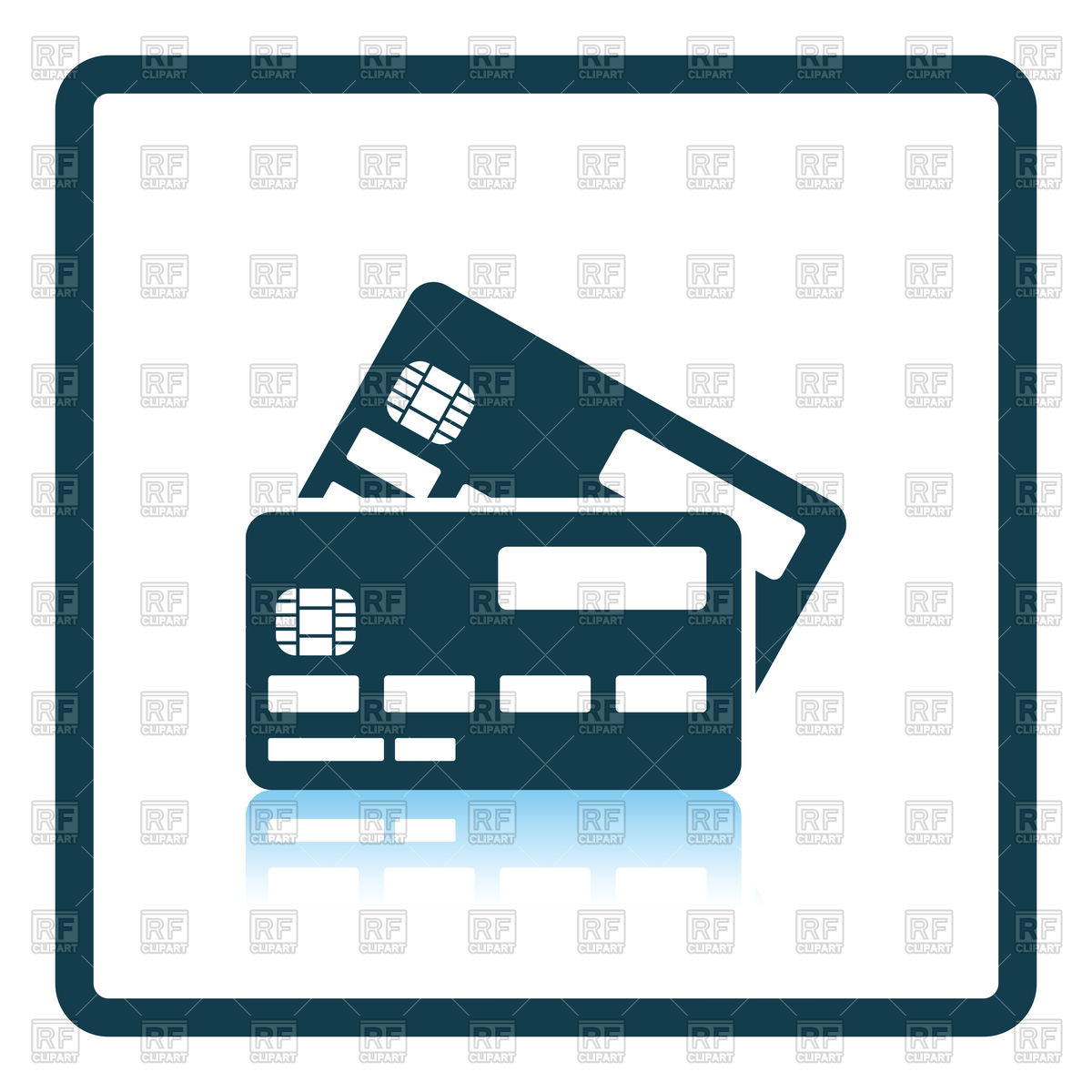 1200x1200 Credit Card With Chip Icon Vector Image Vector Artwork Of