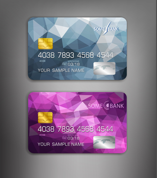 500x568 Abstract Credit Cards Template Vector 07 Free Download