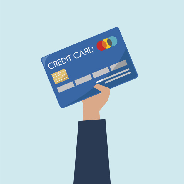 626x625 Illustration Of Hand Holding Credit Card Vector Free Download