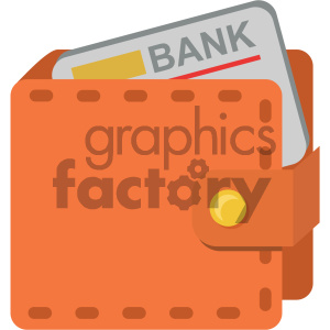 300x300 Royalty Free Wallet With Credit Card Vector Flat Icon 405873 Icon