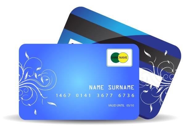 600x421 Credit Card Vector Graphic