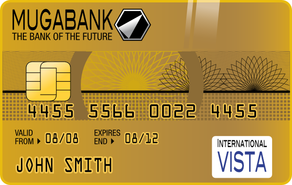 600x381 Golden Credit Card Clip Art Free Vector 4vector