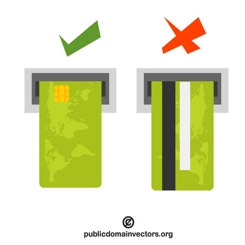 500x500 Insert Credit Card Vector Clip Art Public Domain Vectors