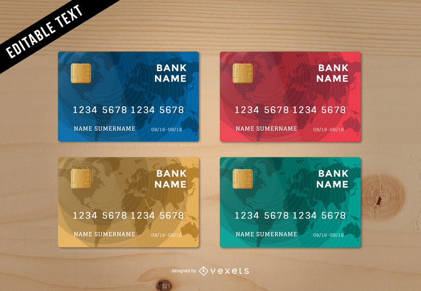 826x570 Stunning Credit Card Template