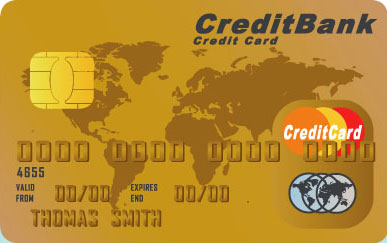 387x243 Credit Card Template Vector