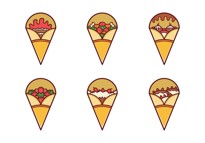 700x490 Free Crepes Vector