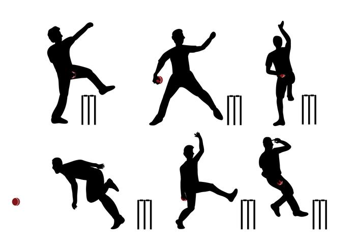 700x490 Cricket Player Vector