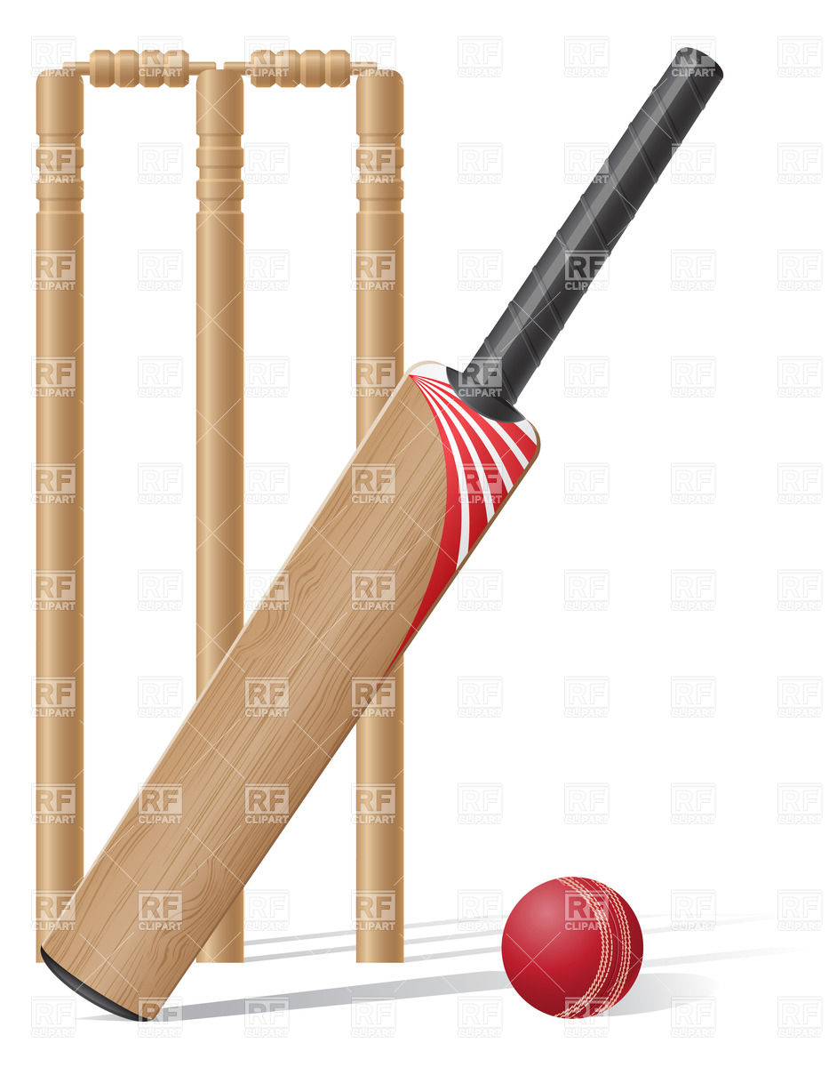 933x1200 Set Of Equipment For Cricket Vector Image Vector Artwork Of