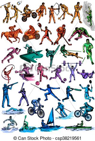 317x470 Concept Of Sportsman Playing Cricket. Vector Illustration.