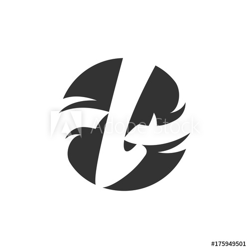 500x500 Crochet Hook Icon. Vector Logo On White Background