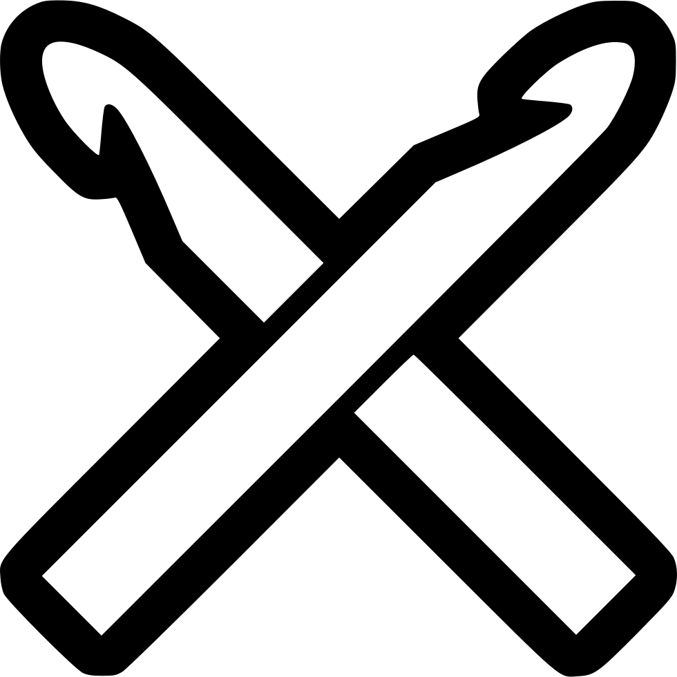 980x980 19 Crochet Hook Vector Free Library Huge Freebie! Download For