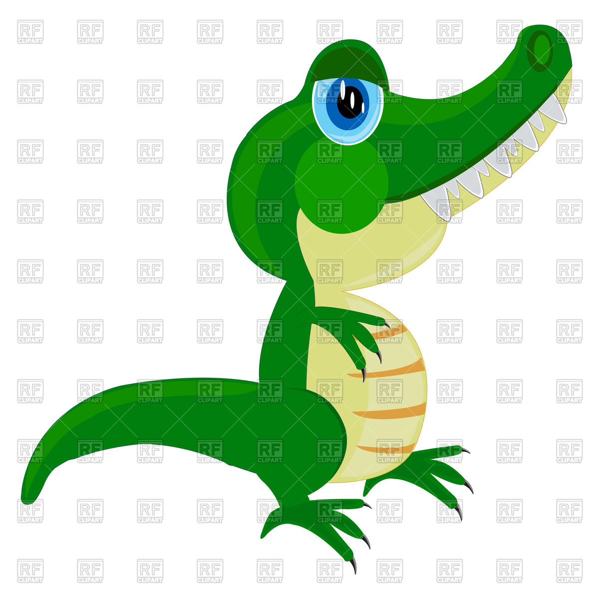 1200x1200 Cute Cartoon Crocodile Vector Image Vector Artwork Of Plants And